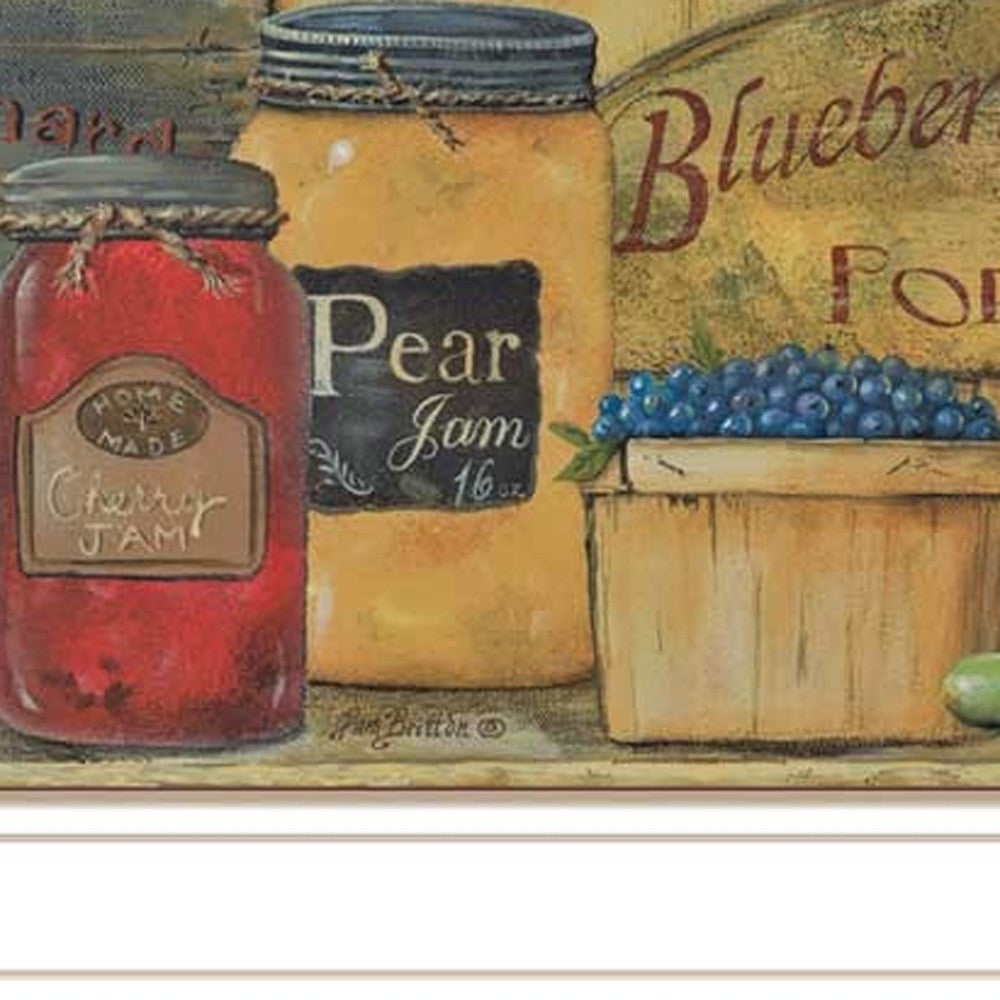 Set Of Three Country Kitchen 1 White Framed Print Kitchen Wall Art-3