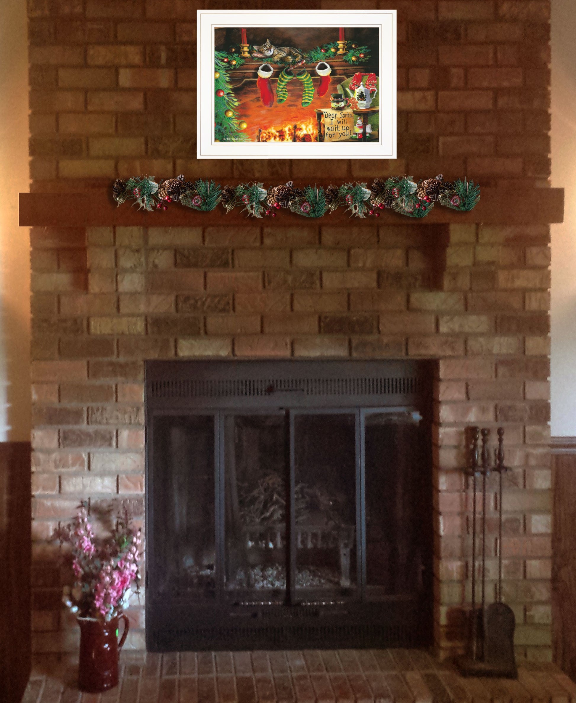 I Will Wait Up 2 White Framed Print Wall Art-3