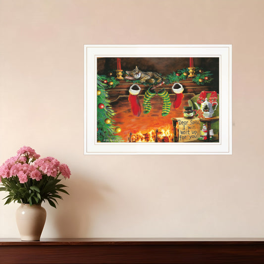 I Will Wait Up 2 White Framed Print Wall Art-0