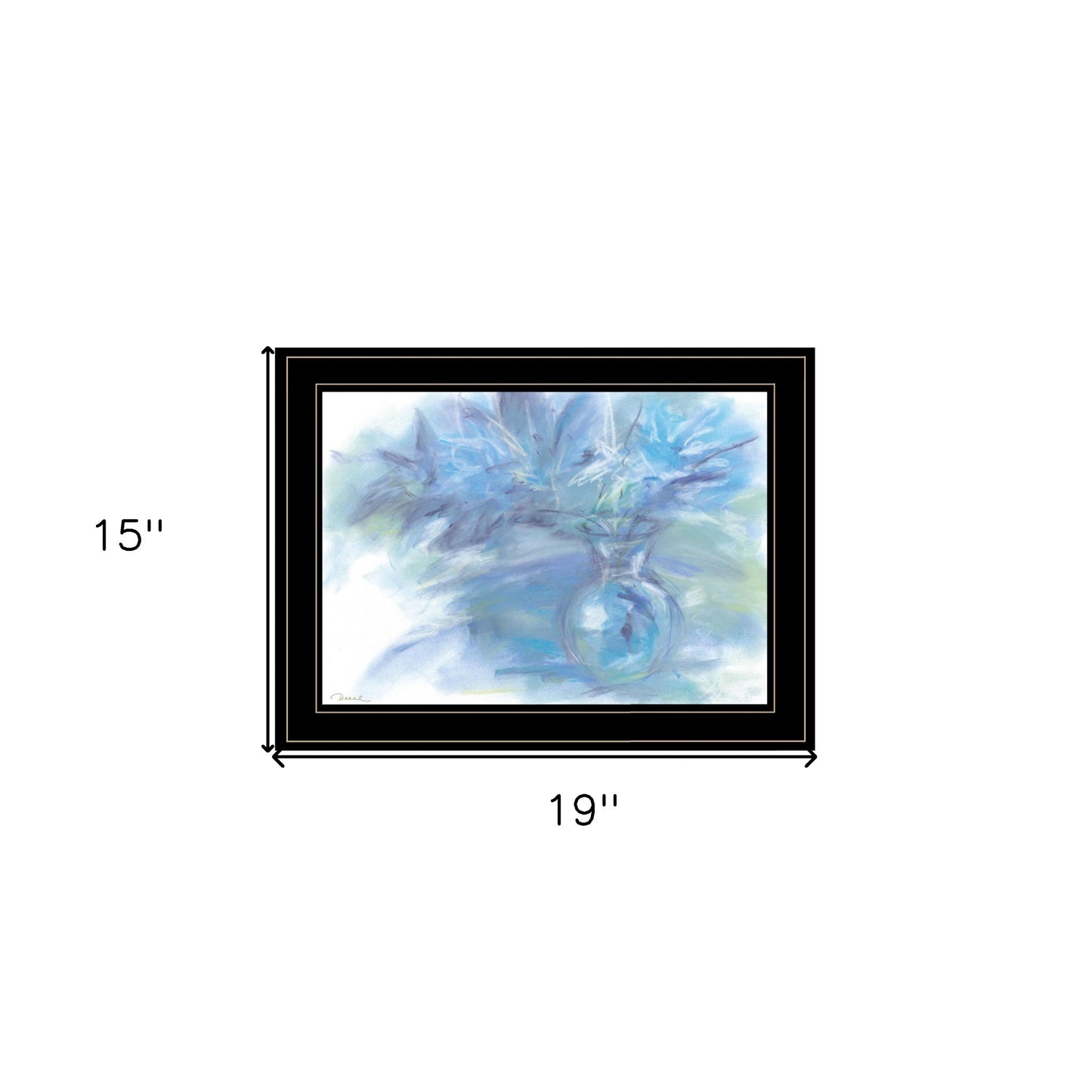 Morning Glory 3 Black Framed Print Wall Art-4