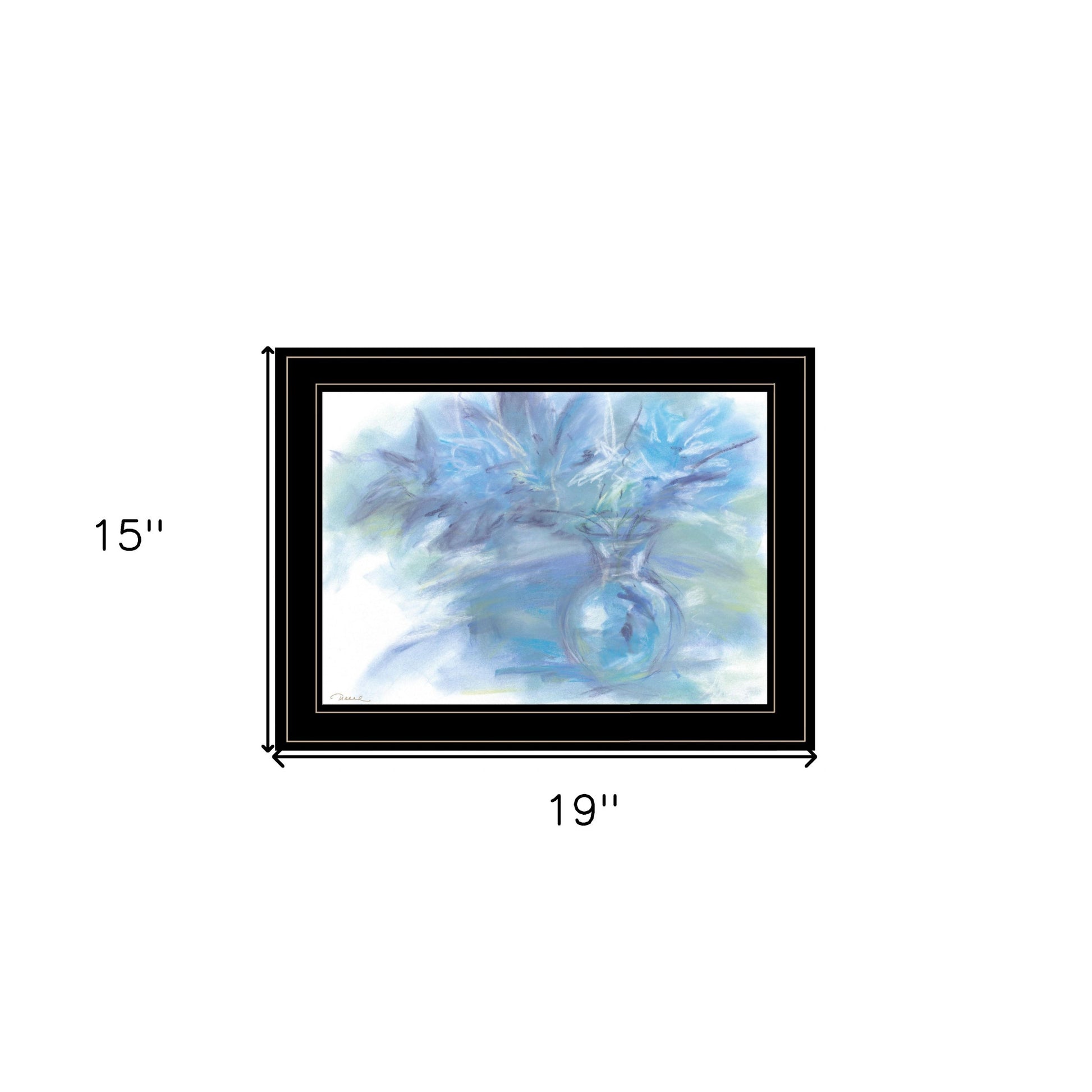 Morning Glory 3 Black Framed Print Wall Art-4